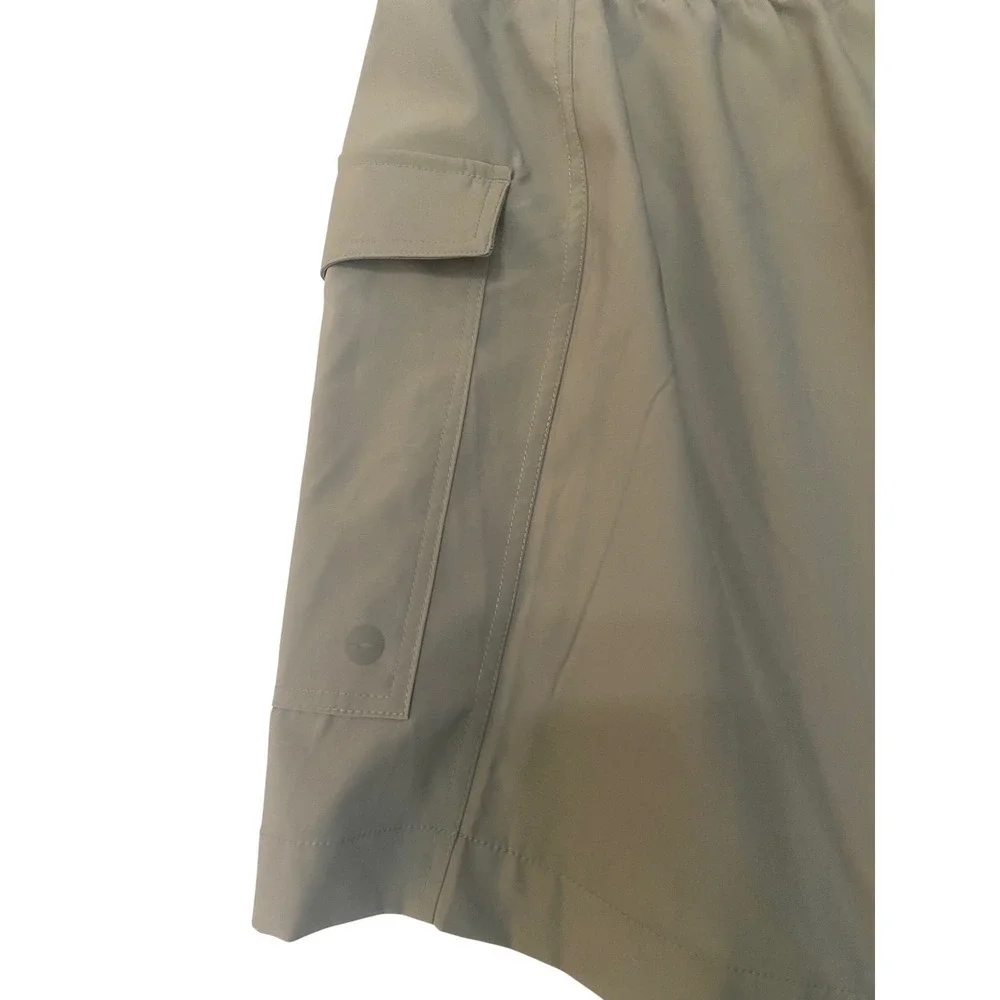 Avia Women's Cargo‎ Shorts Grey Fog Elastic Waist Hiking Utility Pockets NEW